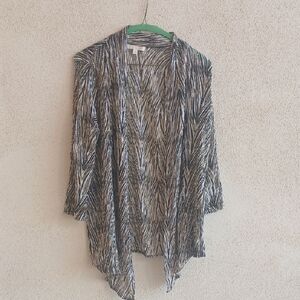 GG‎ Collection Black and White Cardigan Sweater